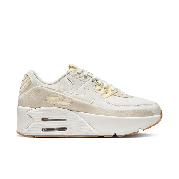 Women's Nike Air Max 90 LV8 Shoes 9.5 Regular Sail/Sail-Phantom-Lt Orewood Brn | Scheels