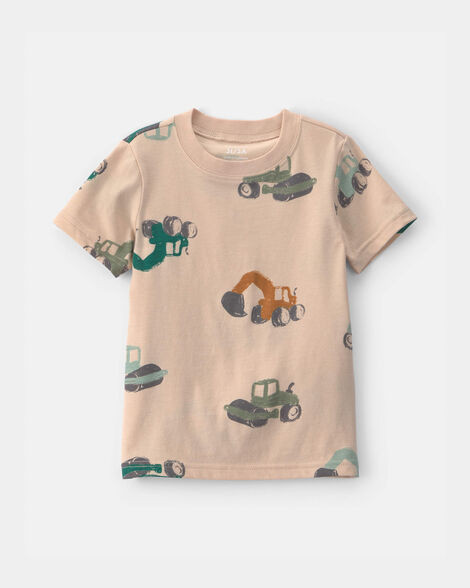 Toddler Boy Construction Tee - Tan | Carter's Inc