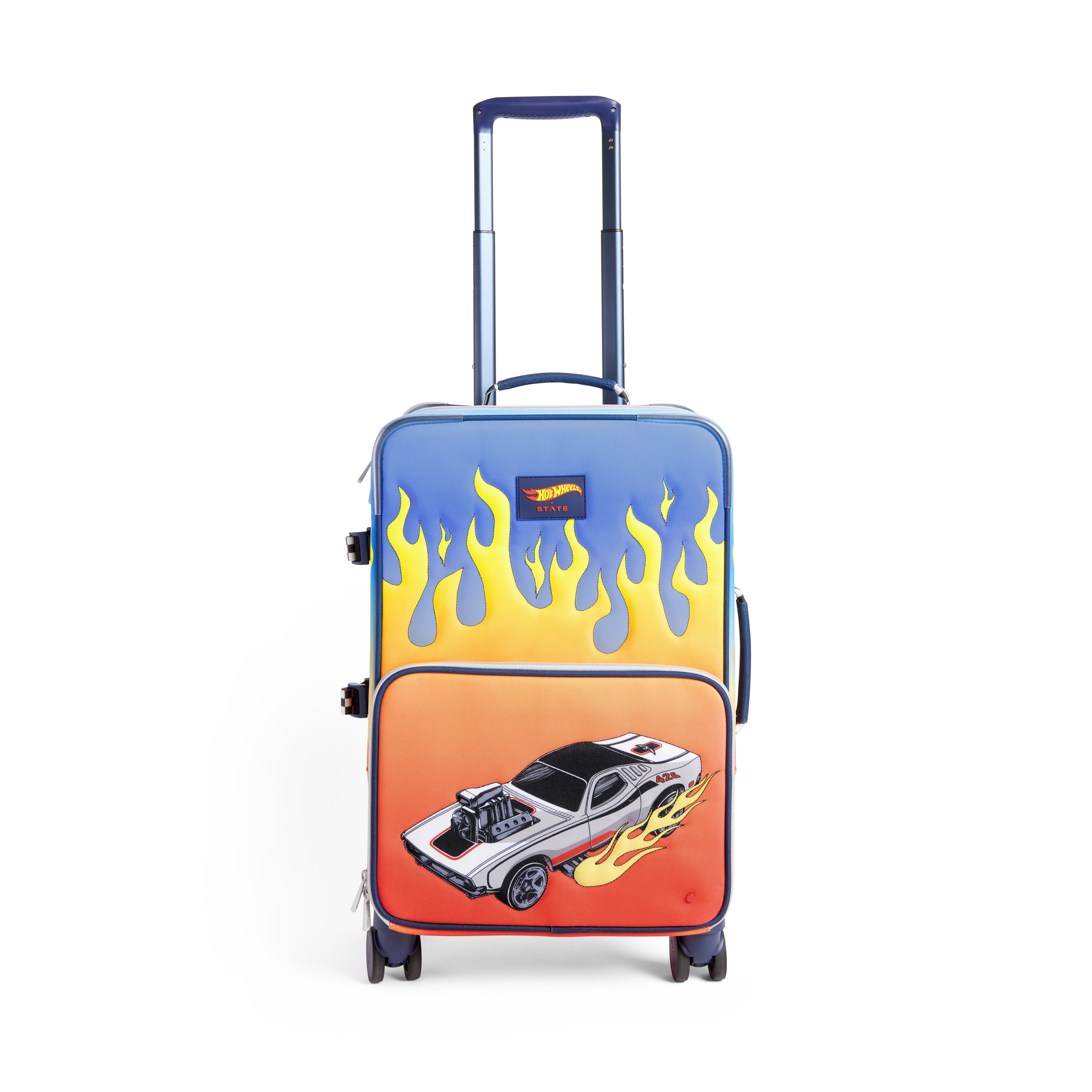 STATE Bags | STATE x Hot Wheels™ Logan Carry-On Suitcase Hot Wheels™ Flames | STATE Bags