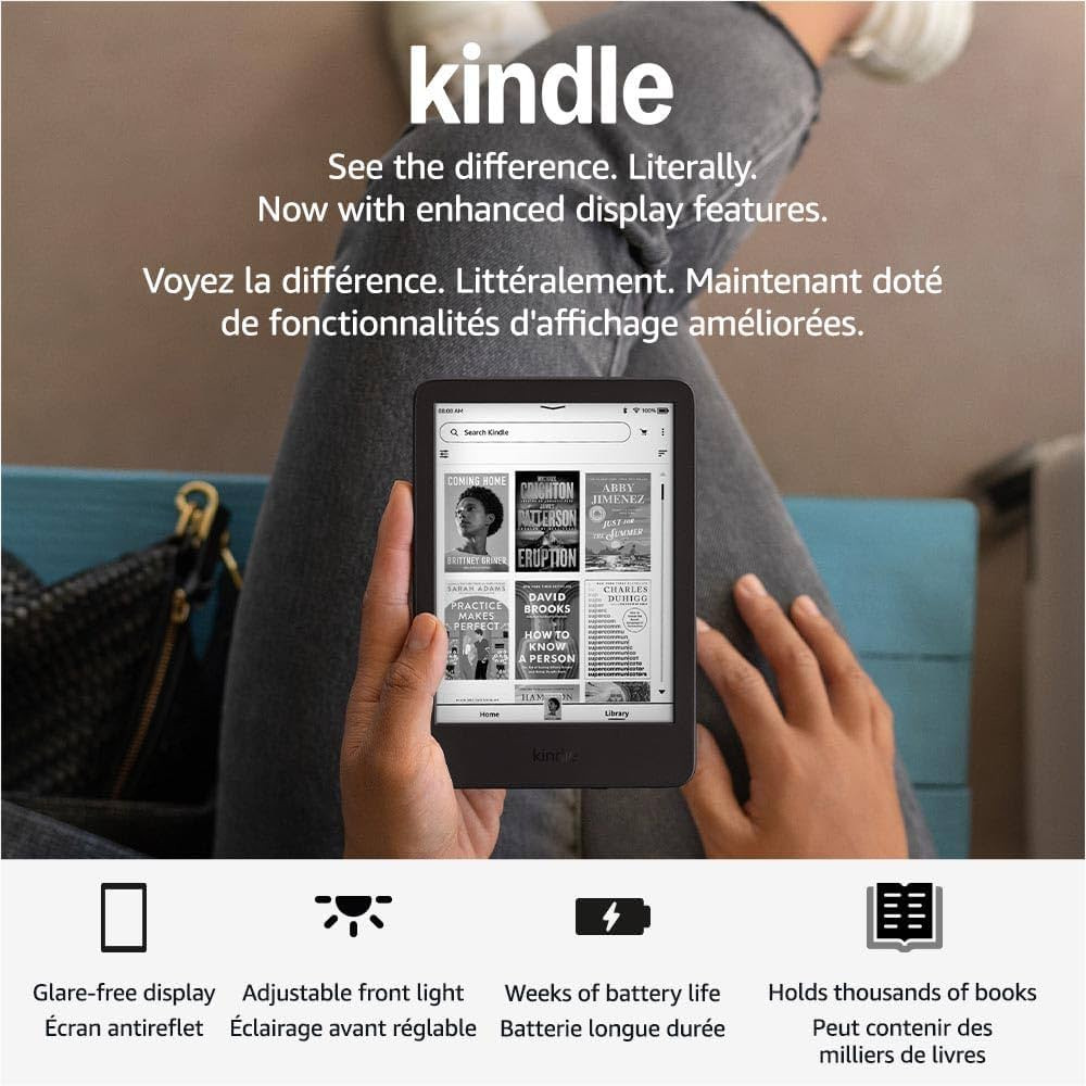 Amazon Kindle 16 GB (newest model) - Lightest and most compact Kindle, now with faster page turns... | Amazon (CA)