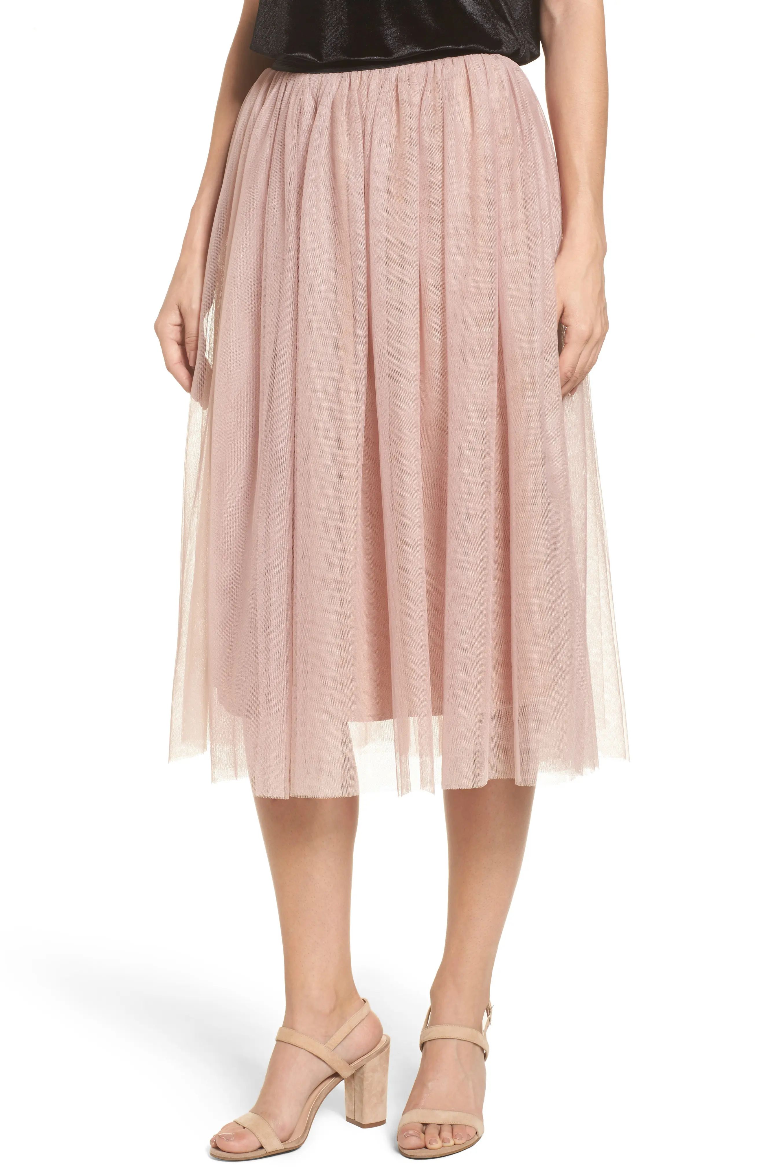 Tulle Midi Skirt | Nordstrom