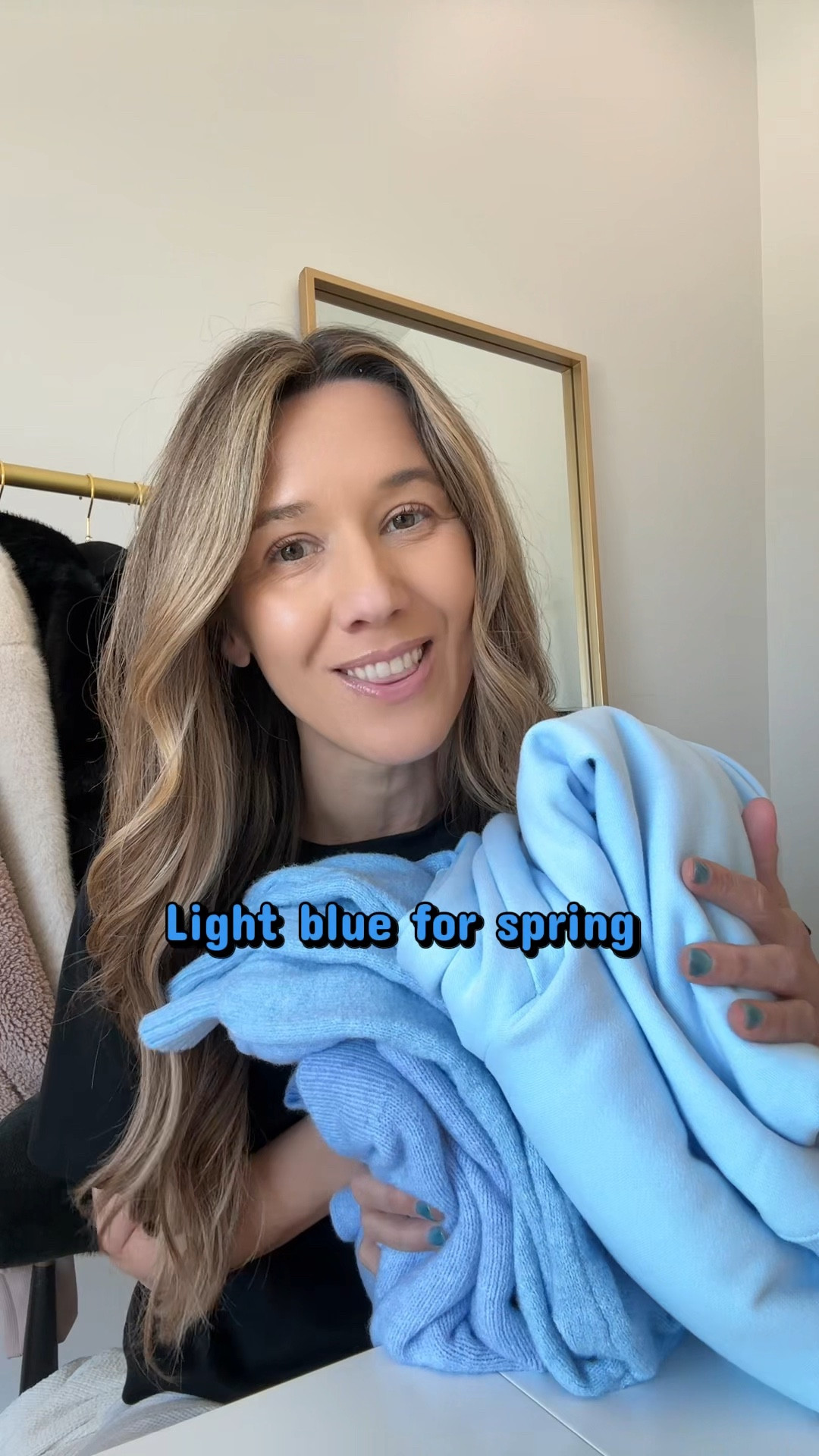 Light blue for spring 
Everything is a small but last sweater is xs 

#LTKSeasonal #LTKstorytime #LTKOver40