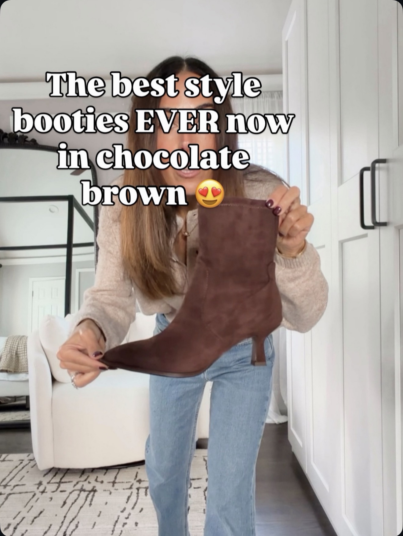 My favorite bootie style EVER — now in chocolate brown 😍 These go with every pair of jeans from barrel to flare. Wearing true to size 

#LTKSeasonal #LTKShoeCrush #LTKOver40