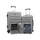 Wrangler 4 Piece Rolling Hardside Luggage Set, Sharkskin | Walmart (US)