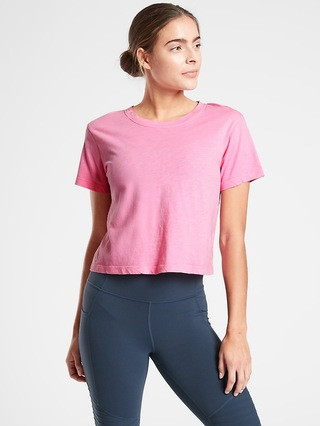 Organic Daily Crop Tee | Athleta