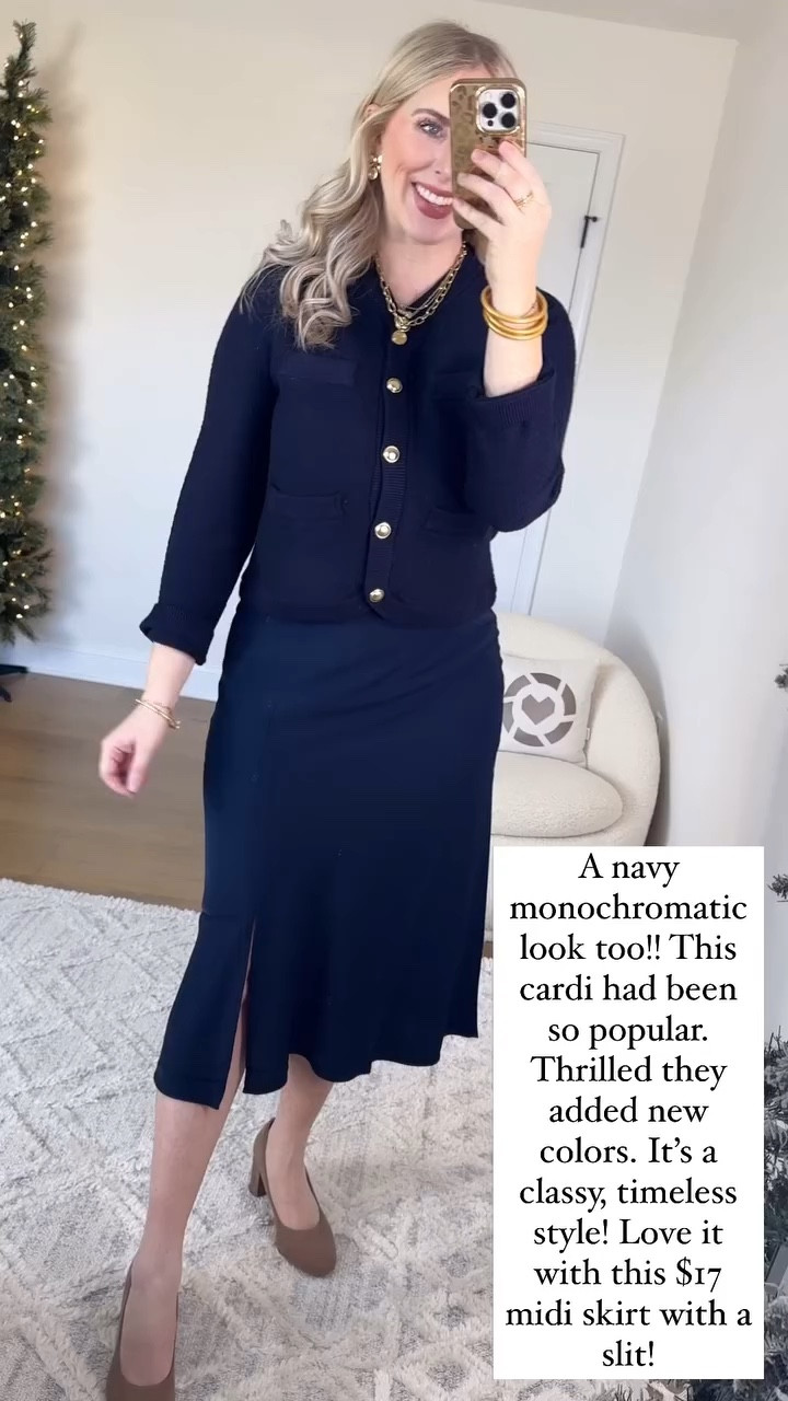 Walmart try on, Walmart workwear, Walmart outfit, Walmart fashion, navy slip skirt, time and tru 

Medium in both 

#LTKVideo 

#LTKWorkwear #LTKFindsUnder50