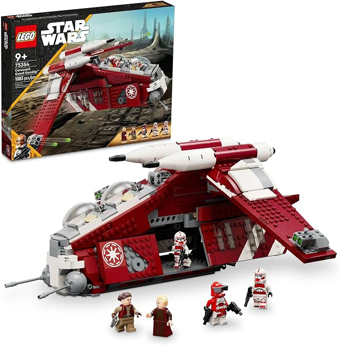 LEGO Star Wars: The Clone Wars Coruscant Guard Gunship 75354 Buildable Star Wars Toy for 9 Year O... | Amazon (US)