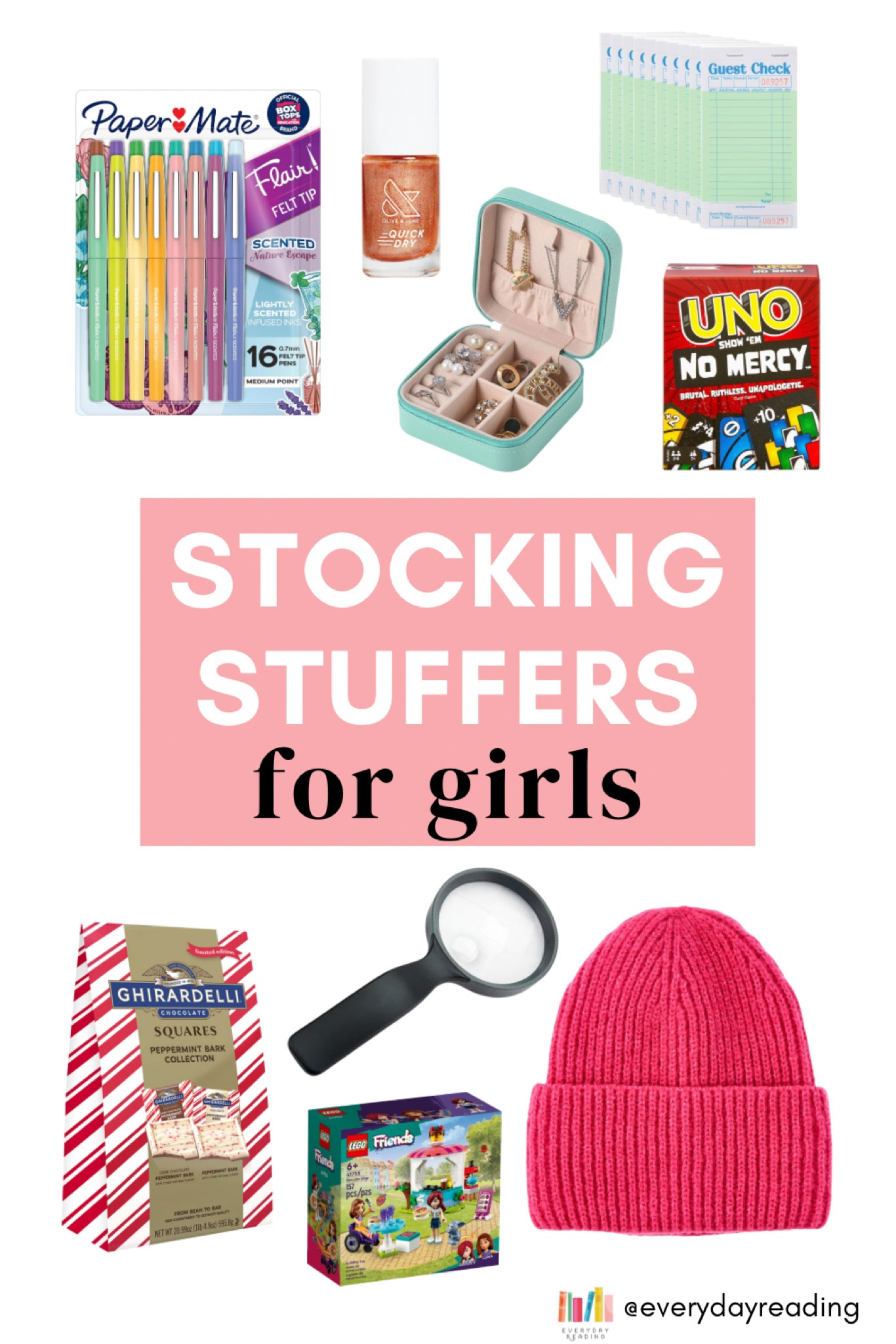 I love how low pressure stockings are AND how much scope you have to surprise and delight someone! #WalmartPartner

Here's a peek at what I'm putting in my 4 girls stockings this year from @walmart  plus some other favorite items - I cannot wait! 

And I do NOT think expensive items belong in a stocking. Just because a key to a new car fits in a stocking does NOT make it a stocking stuffer! I'm looking for $10 or less and preferably under $5!

#WalmartGifts