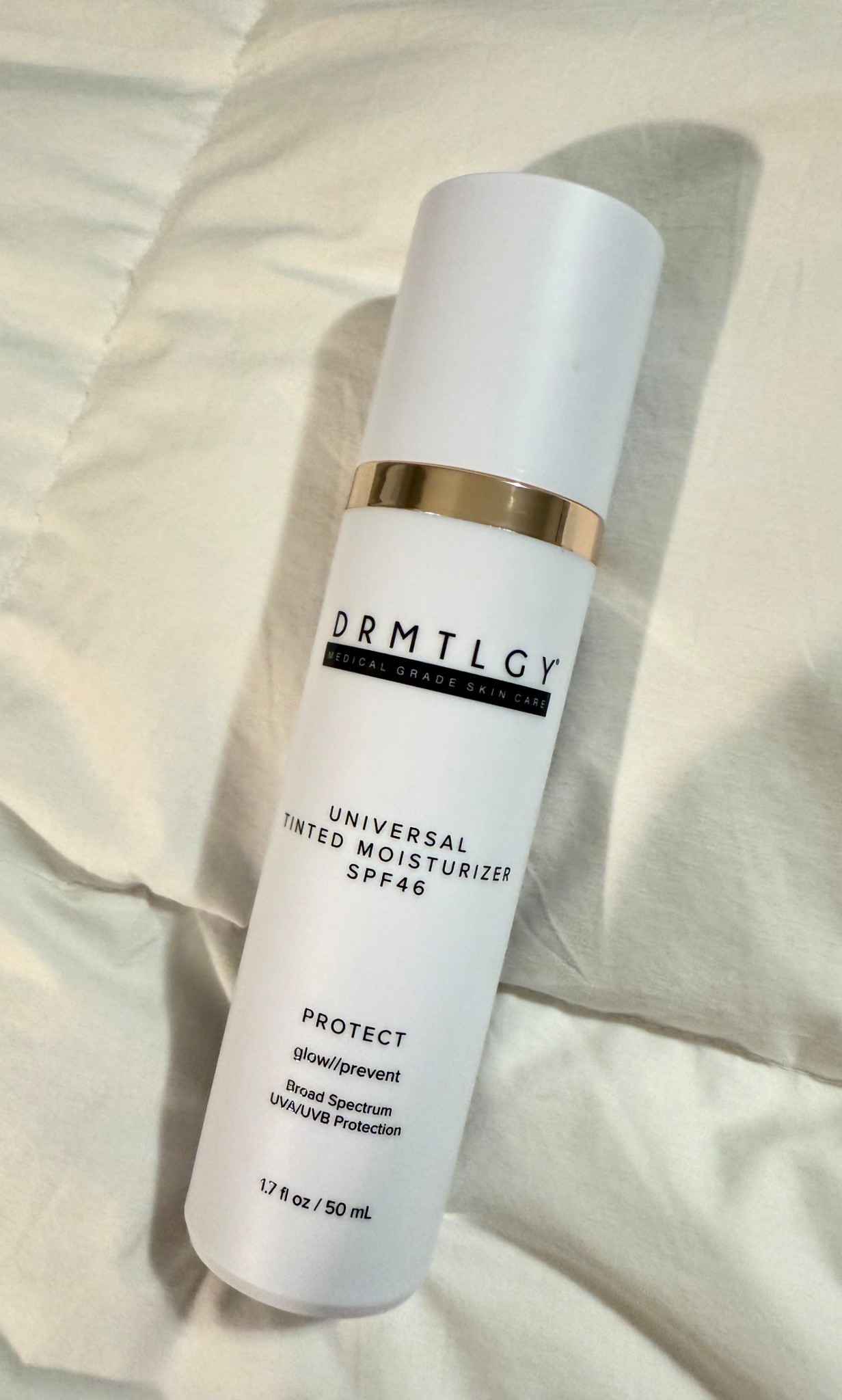 The BEST tinted moisturizer. My esthetician is always on me about sunscreen and this has 46 SPF. It’s a dewy coverage which is my FAV. 

✔️Moisturizes and provides sheer color coverage
✔️Protects against UVA, UVB, infrared radiation, and blue light protection*
✔️Lightweight formula
✔️Works for all skin tones
✔️Anti aging. Packed with hyaluronic acid, niacinamide and vitamin E to hydrate, soothe and reduce redness.

#LTKBeauty