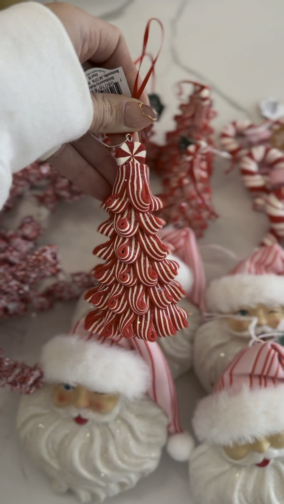 @walmart #walmartpartner #walmartholiday 
These red and white Christmas tree ornaments are adorable 

#LTKSeasonal #LTKStyleTip #LTKHoliday