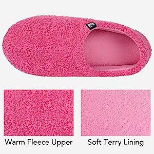 RockDove Women's Teddy Fleece Closed Back Indoor Slipper | Amazon (US)