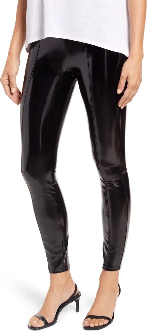 SPANX® Faux Patent Leather Leggings | Nordstrom | Nordstrom