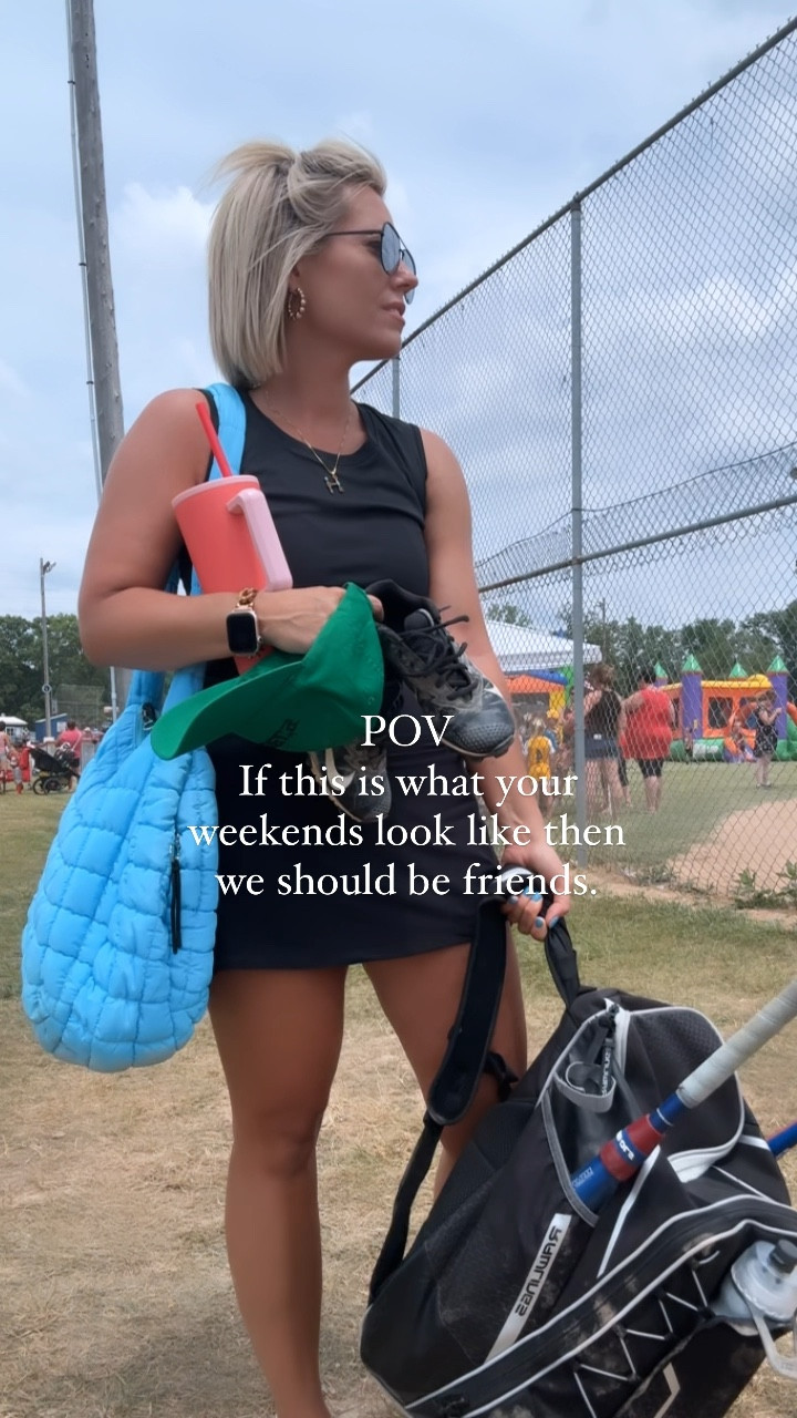 This is what I’m doing most weekends so my outfits have to be comfy and practical!!! Anyone relate?  These @amazon skorts are my favorite!!!! They come in tons of colors and they are so comfy too! 
⬇️⬇️⬇️
Top small
Skort medium
Shoes TTS and sooo comfy!!!!

#LTKFamily #LTKFindsUnder50 #LTKVideo