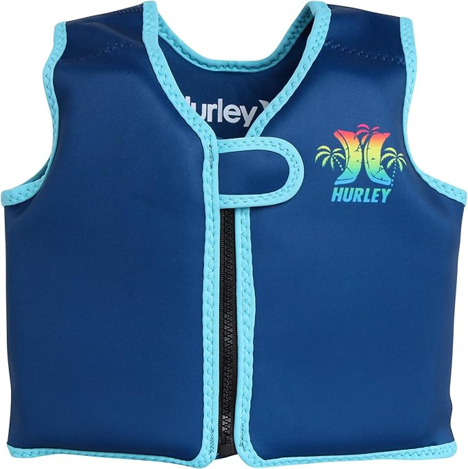 Hurley Kids’ Swim Vest – Learn to Swim Safety Float Vest – Swim Trainer Jacket – Toddler/... | Amazon (US)