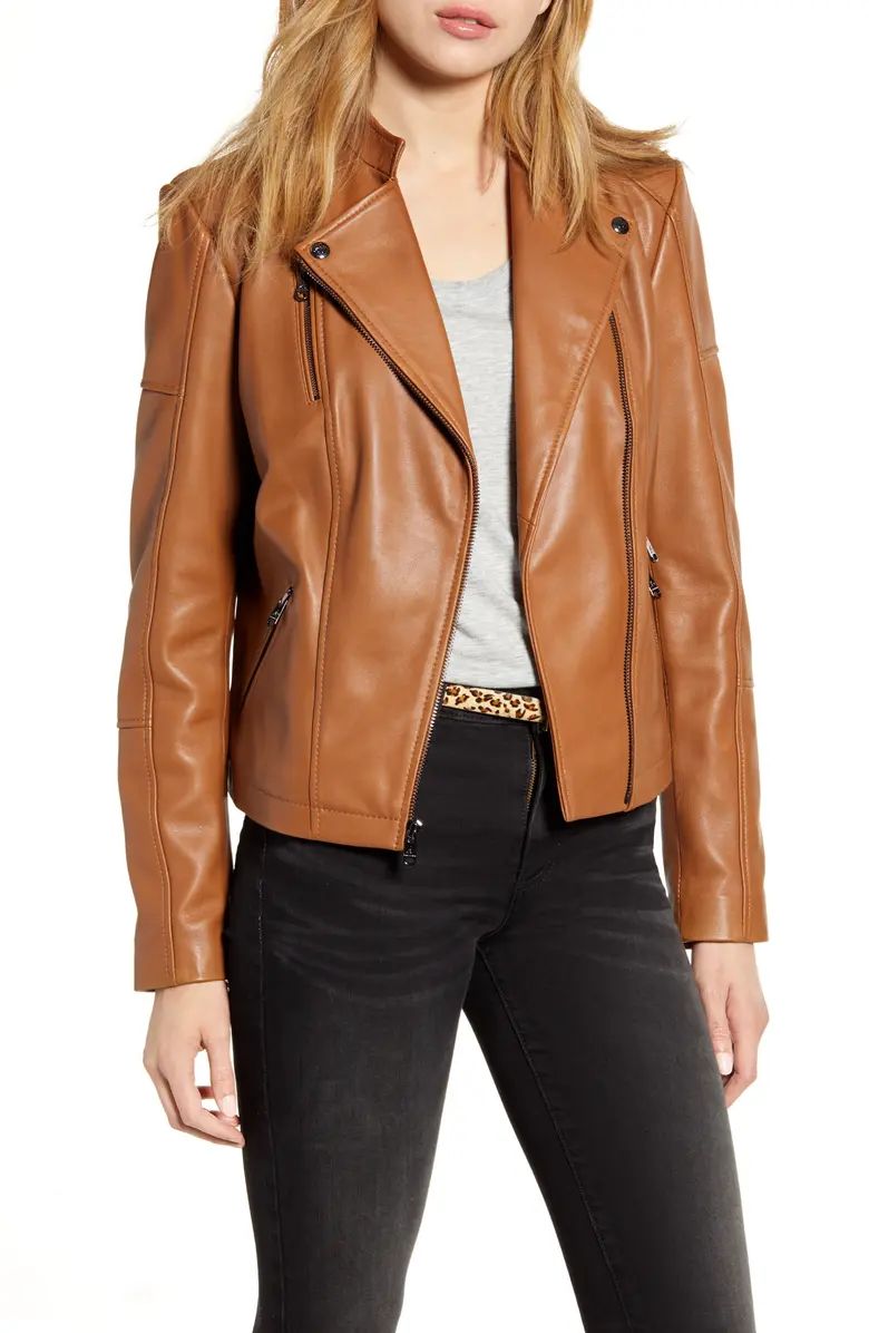 Lambskin Leather Moto Jacket | Nordstrom