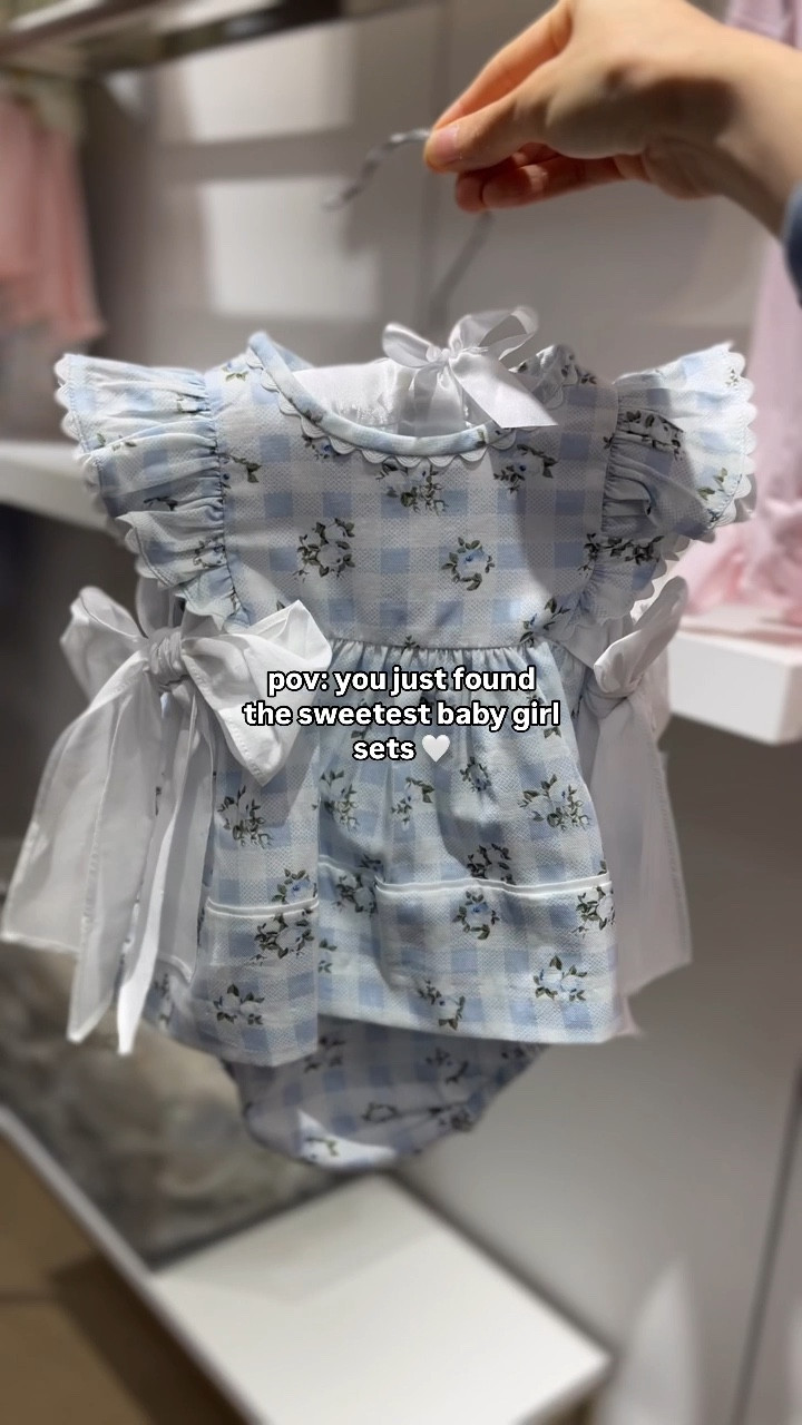 Baby & Toddler girl floral diaper dress set 🤍🎀 Perfect for Spring and summer! 100% cotton and lined! 

#LTKKids #LTKFamily #LTKBaby