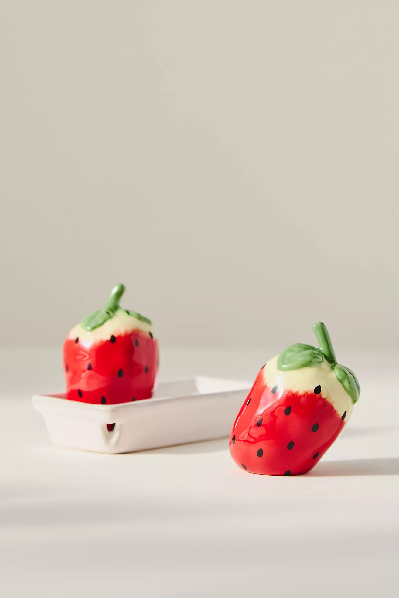 Foster Strawberry Salt & Pepper Shakers | Anthropologie (US)