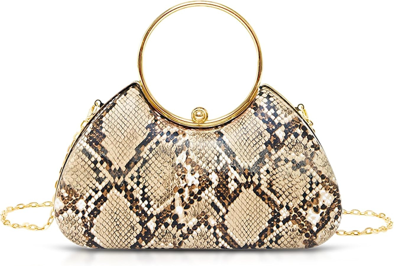 Evening Bag, Serpentine Handbag, Crossbody for Women Wedding, Prom, Parties | Amazon (US)