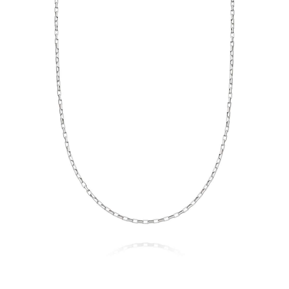 Estée Lalonde Tight Box Chain Necklace Sterling Silver | Daisy London Jewellery