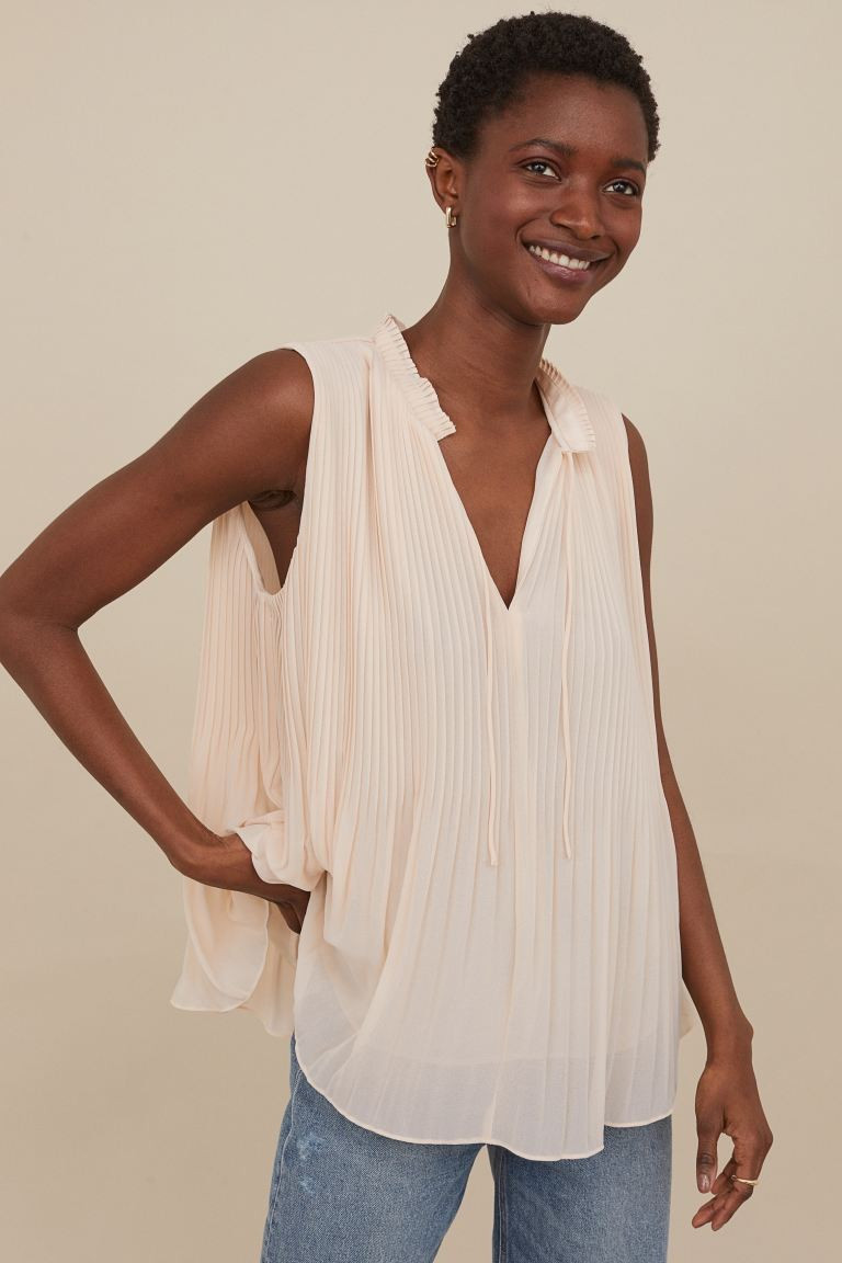 Pleated Top | H&M (US + CA)