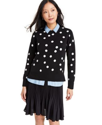 On 34th Women's Crewneck Long-Sleeve Sweater, Created for Macy's - Macy's | Macy's
