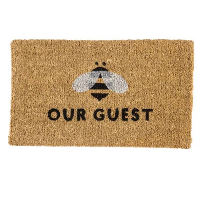 Alderman Bee Our Guest 30 x 18 Outdoor Welcome Door Mat | Wayfair Professional
