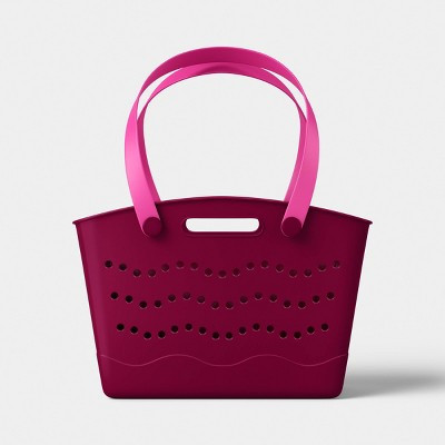 Large Tote Bag Berry - Sun Squad™ | Target