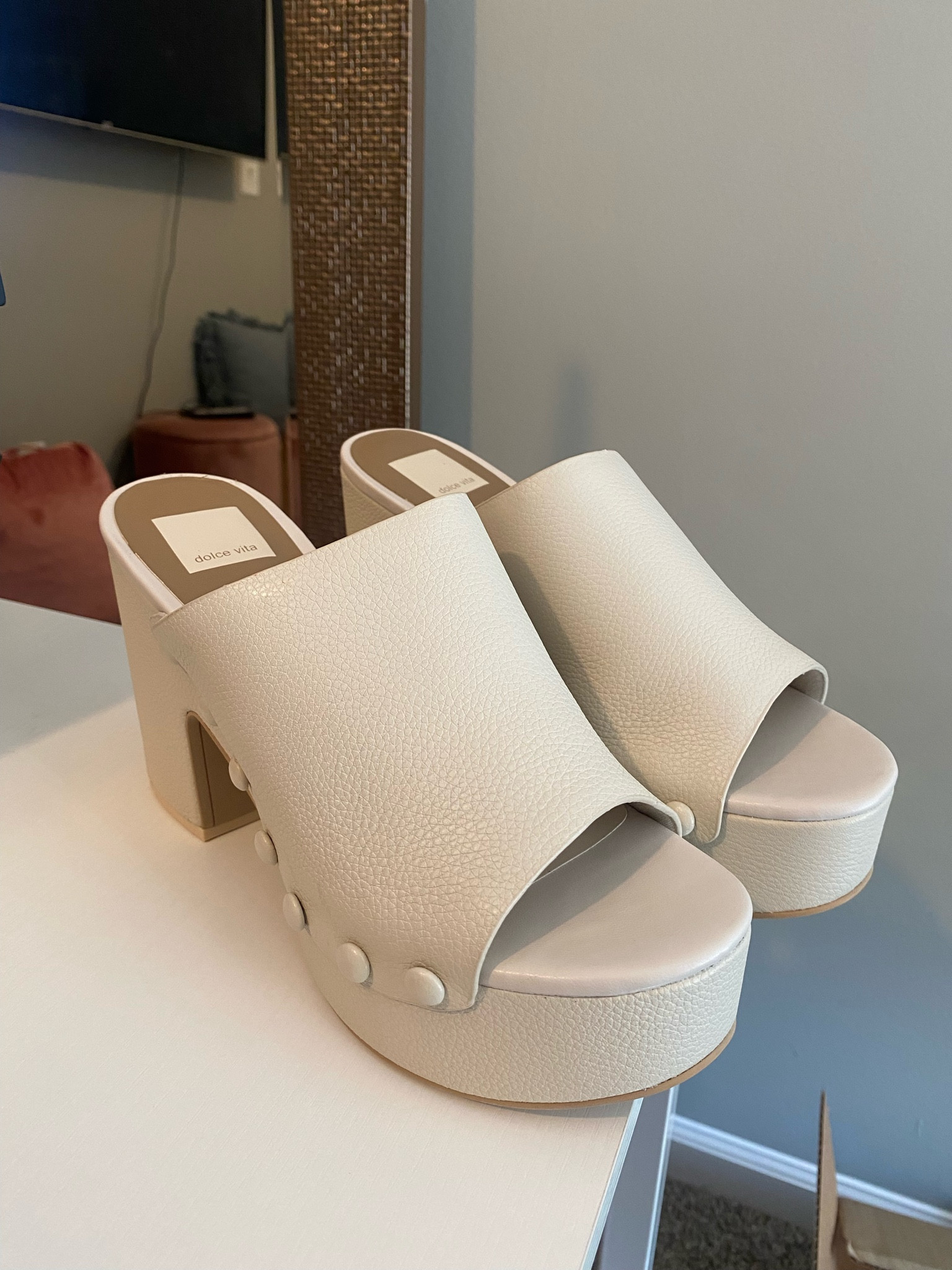 Dolce Vita heels 50% off!! They are gorgeous and comfortable. True to size! 

#LTKunder100 #LTKstyletip #LTKshoecrush