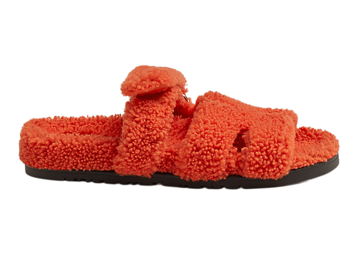 Hermes Chypre Sandal Orange Woolskin (Women's) | StockX