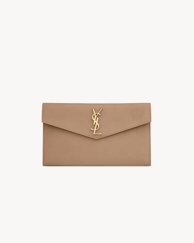 uptown pouch in grain de poudre embossed leather | Saint Laurent Inc. (Global)