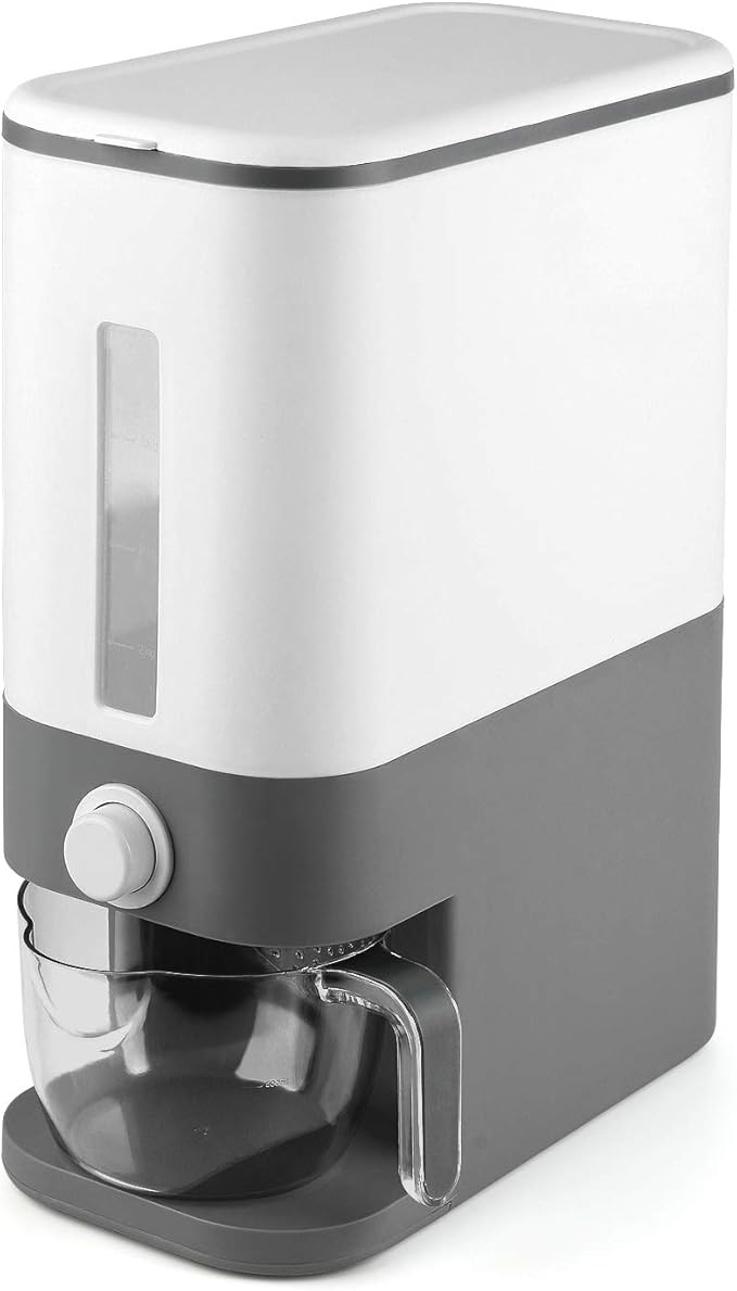 U-miss 25 Lbs Rice Dispenser, Large Grain Container Storage with Lid Measuring Cylinder Moisture ... | Amazon (US)