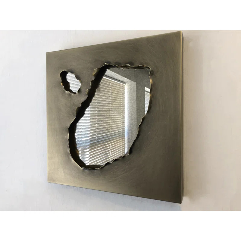Laufer Square Metal Wall Mirror | Wayfair North America