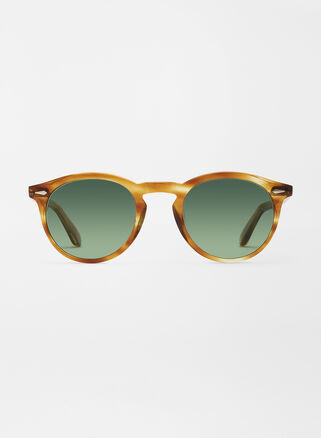 Peter Millar Men's Excursionist Elite Sunglasses | Color: Medium Tortoise | Size: OS | Peter Millar