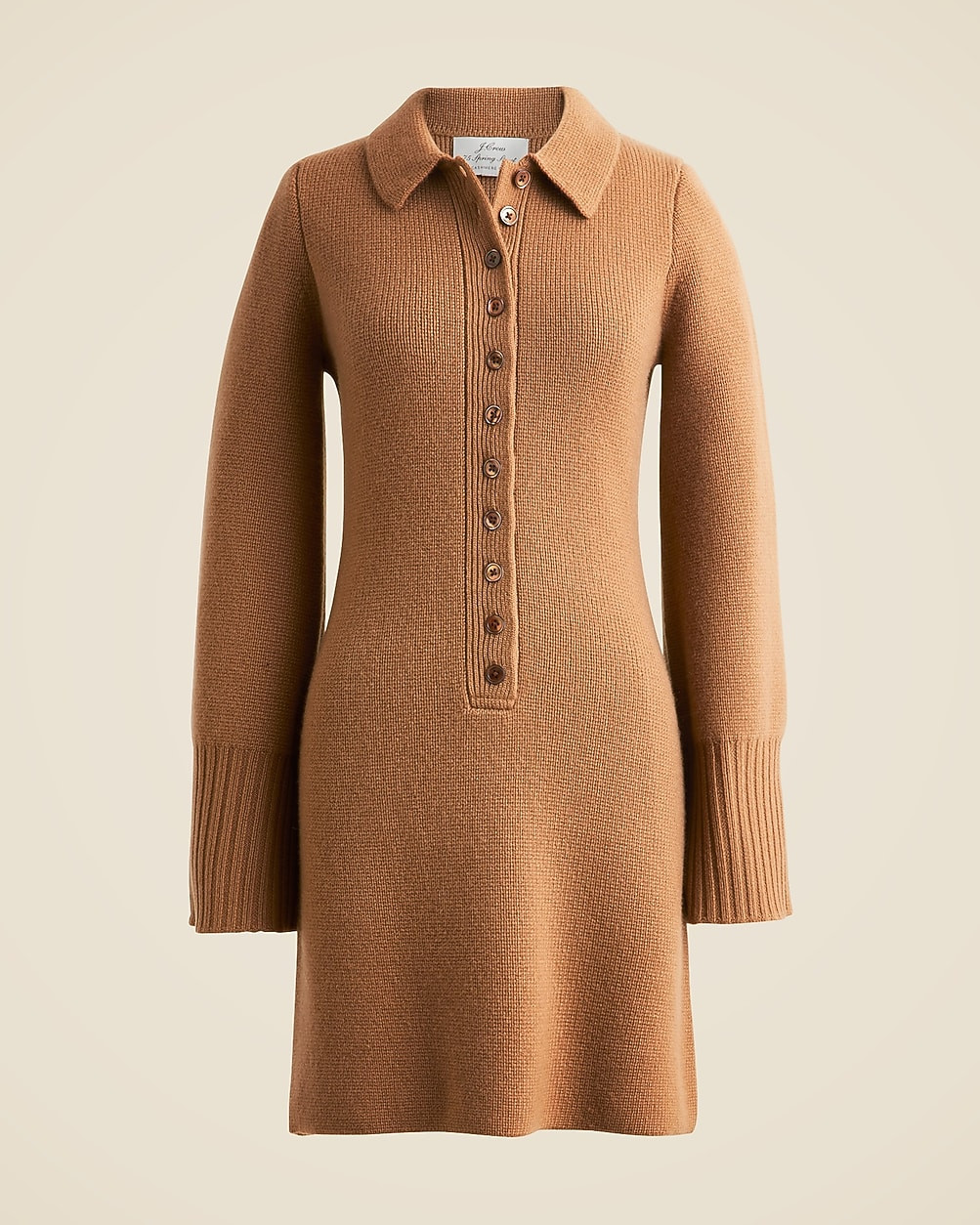 Spring Street cashmere polo sweater-dress | J. Crew US
