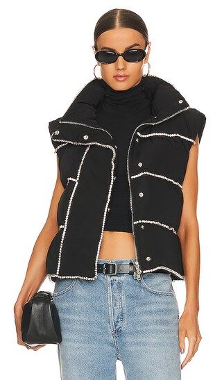 Adelaida Puffer Vest in Black | Revolve Clothing (Global)