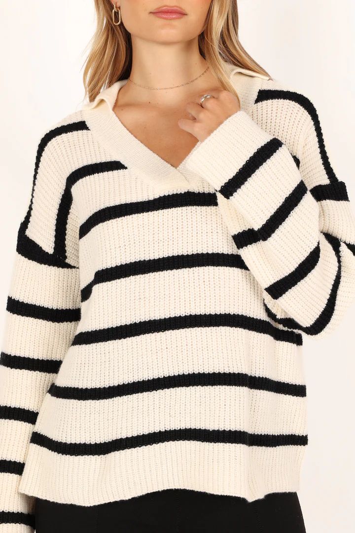 Hazel Knit Sweater - Cream | Petal & Pup (US)