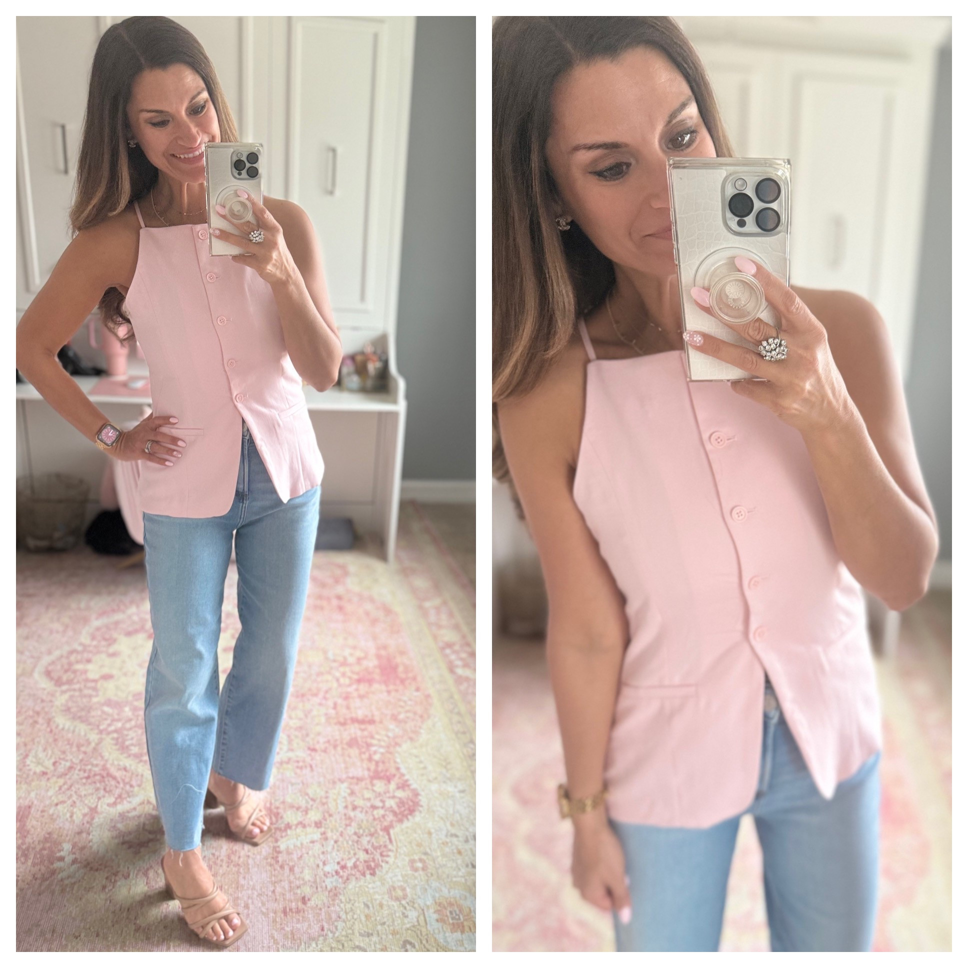 How to style a pink vest

#LTKFindsUnder100 #LTKStyleTip #LTKFindsUnder50