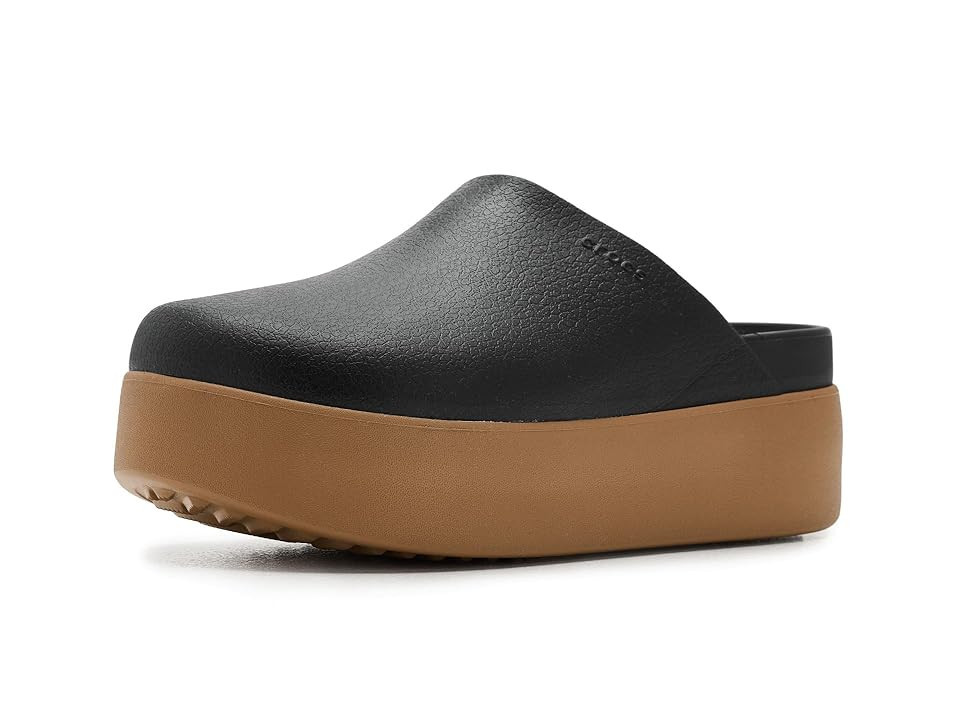 Crocs Dylan Platform Clog, Mule Platform Shoes Women's Clog Shoes Black/Sepia: 10 M | Zappos.com