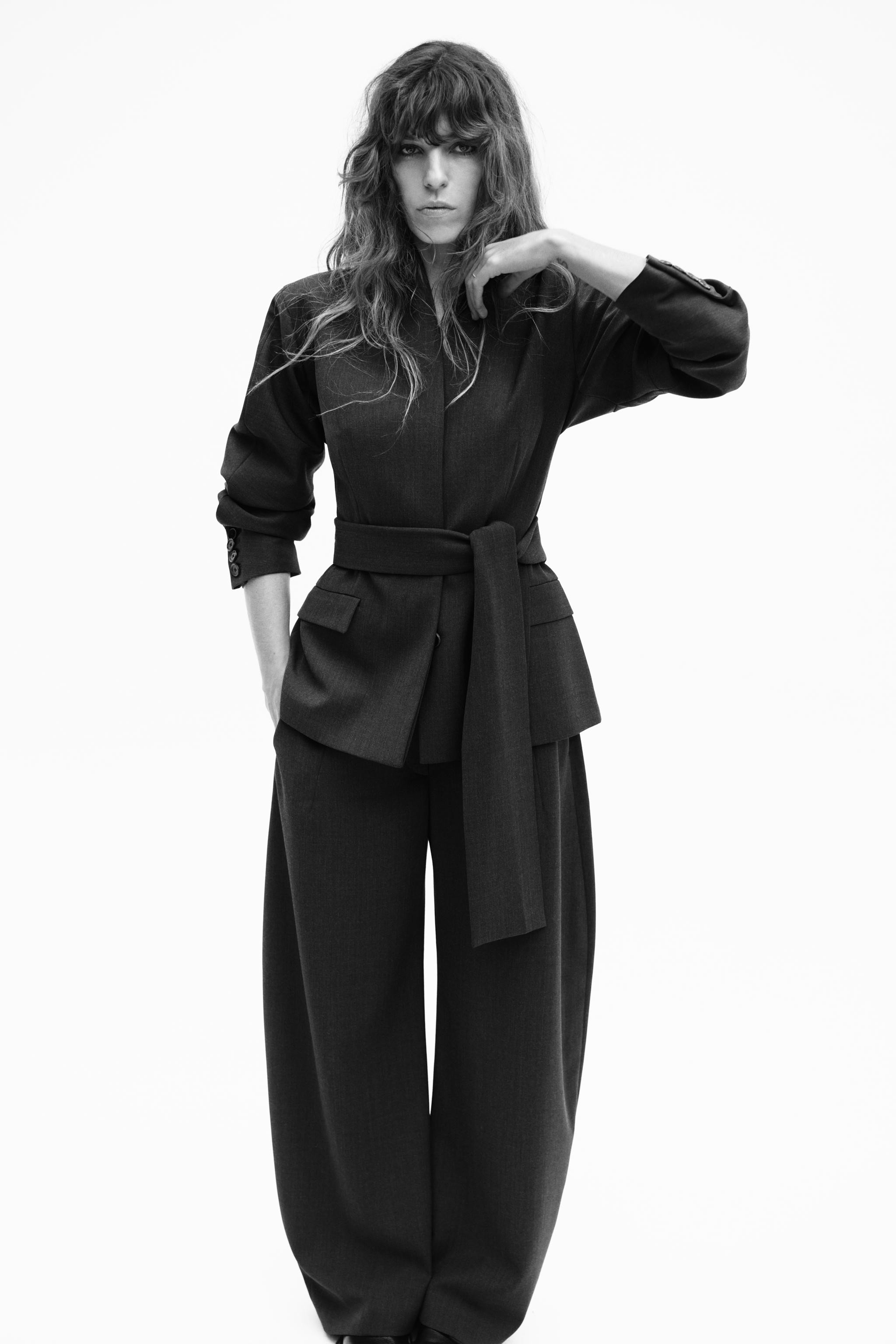 WOOL BALLOON PANTS ZW COLLECTION | Zara US