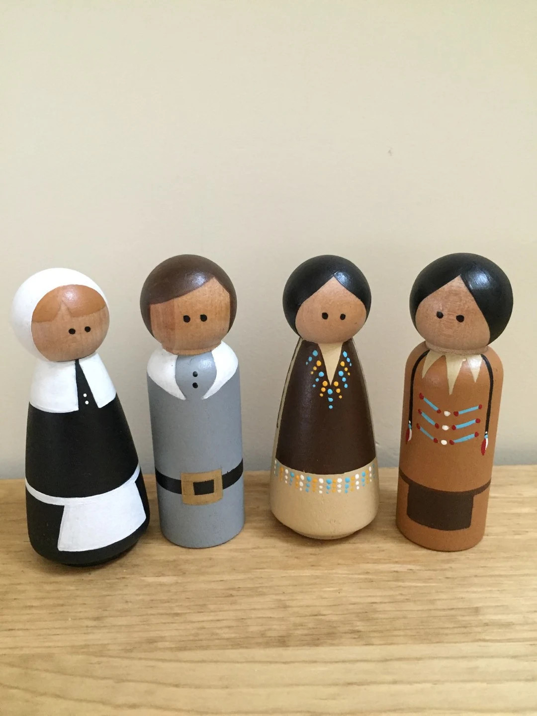 Thanksgiving peg dolls | Etsy (US)