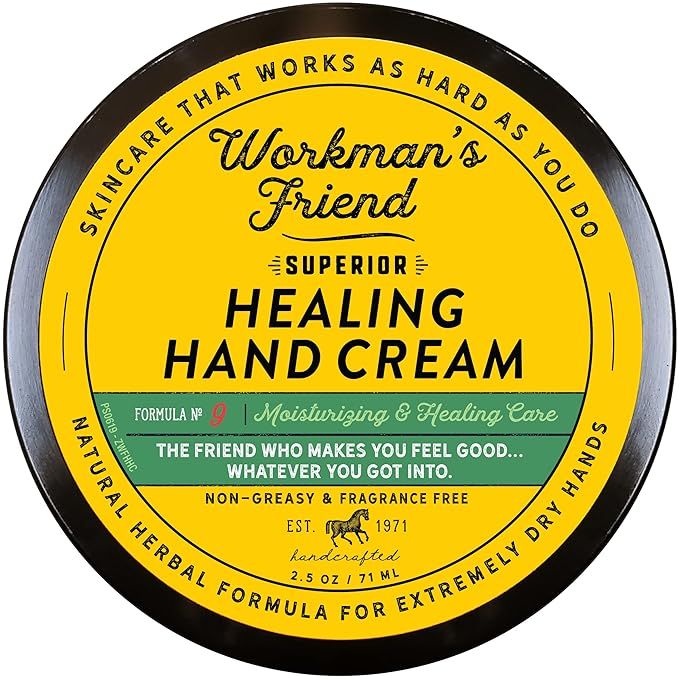 WORKMAN'S FRIEND Superior Healing Hand Cream - Intense Moisturizer - Heals Extremely Dry & Cracke... | Amazon (US)