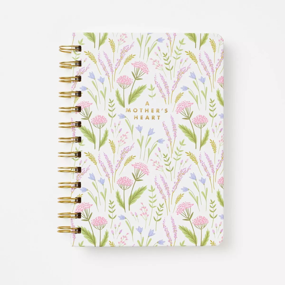 160pg Ruled Spiral Journal 7"x5.5" Mother's Day Floral - Threshold™ | Target