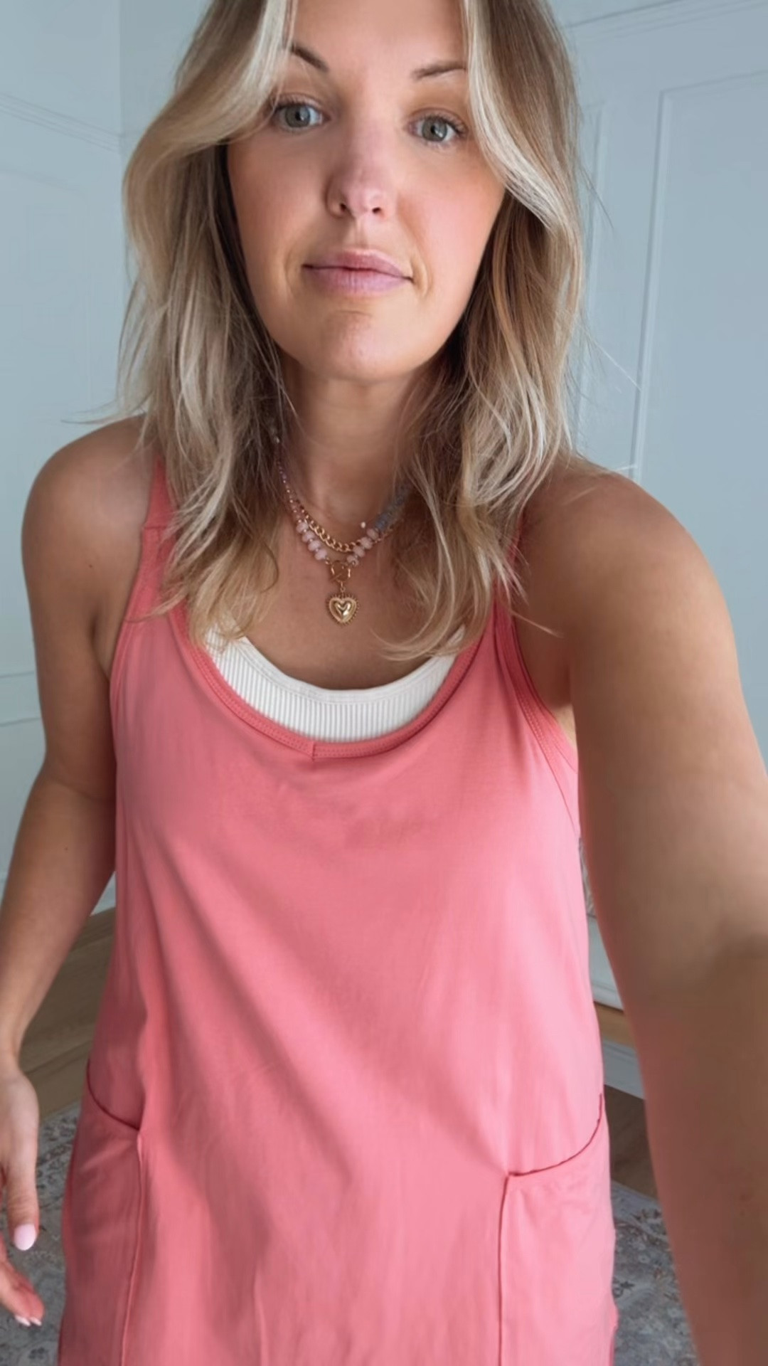 Casual athletic dress - wearing a large