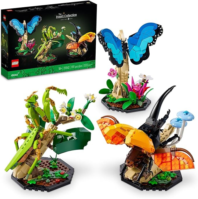 LEGO Ideas The Insect Collection, Fun Gift for Nature Lovers, with Life-Size Blue Morpho Butterfl... | Amazon (US)