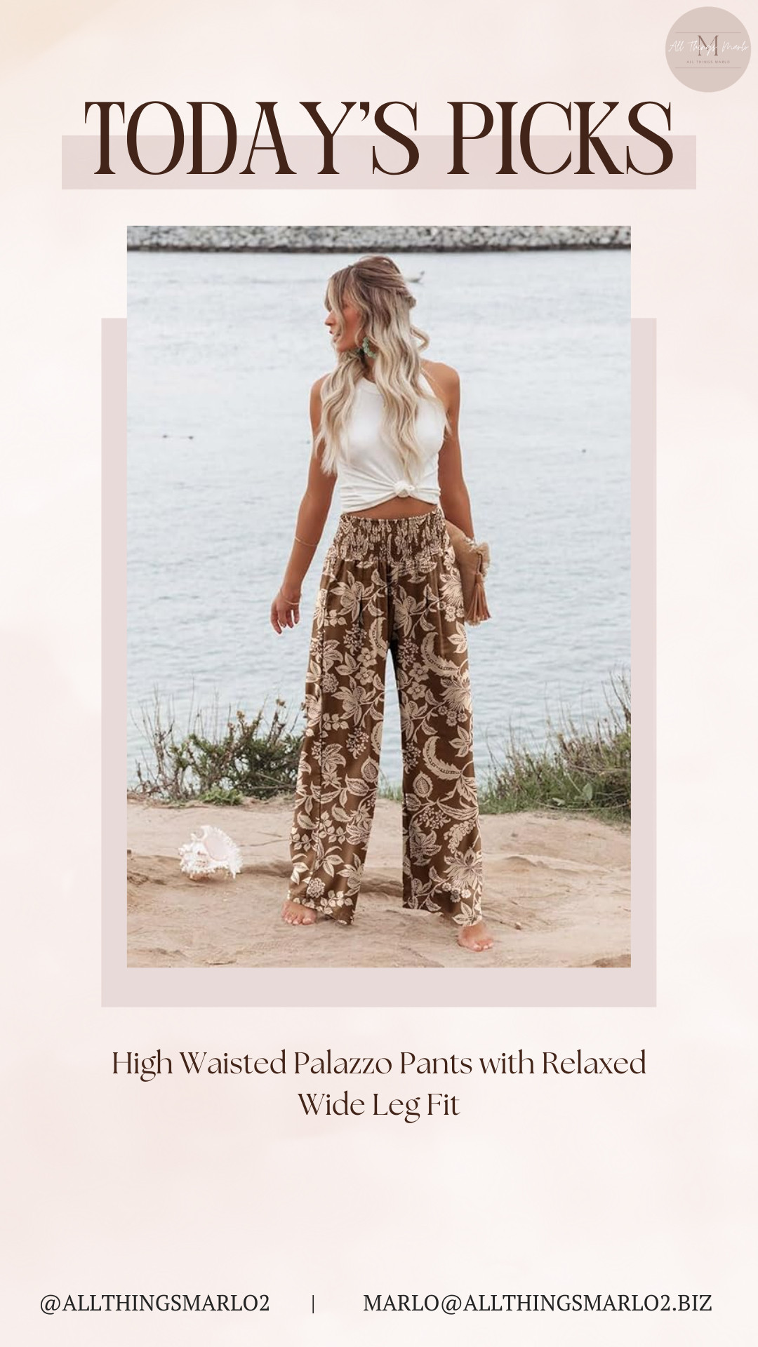 High Waisted Palazzo Pants with Relaxed Wide Leg Fit 

 #LTKSeasonal #LTKWorkwear #LTKTravel
