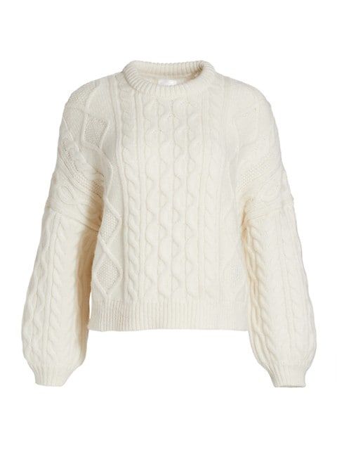 Irina Cable Knit Sweater | Saks Fifth Avenue (UK)