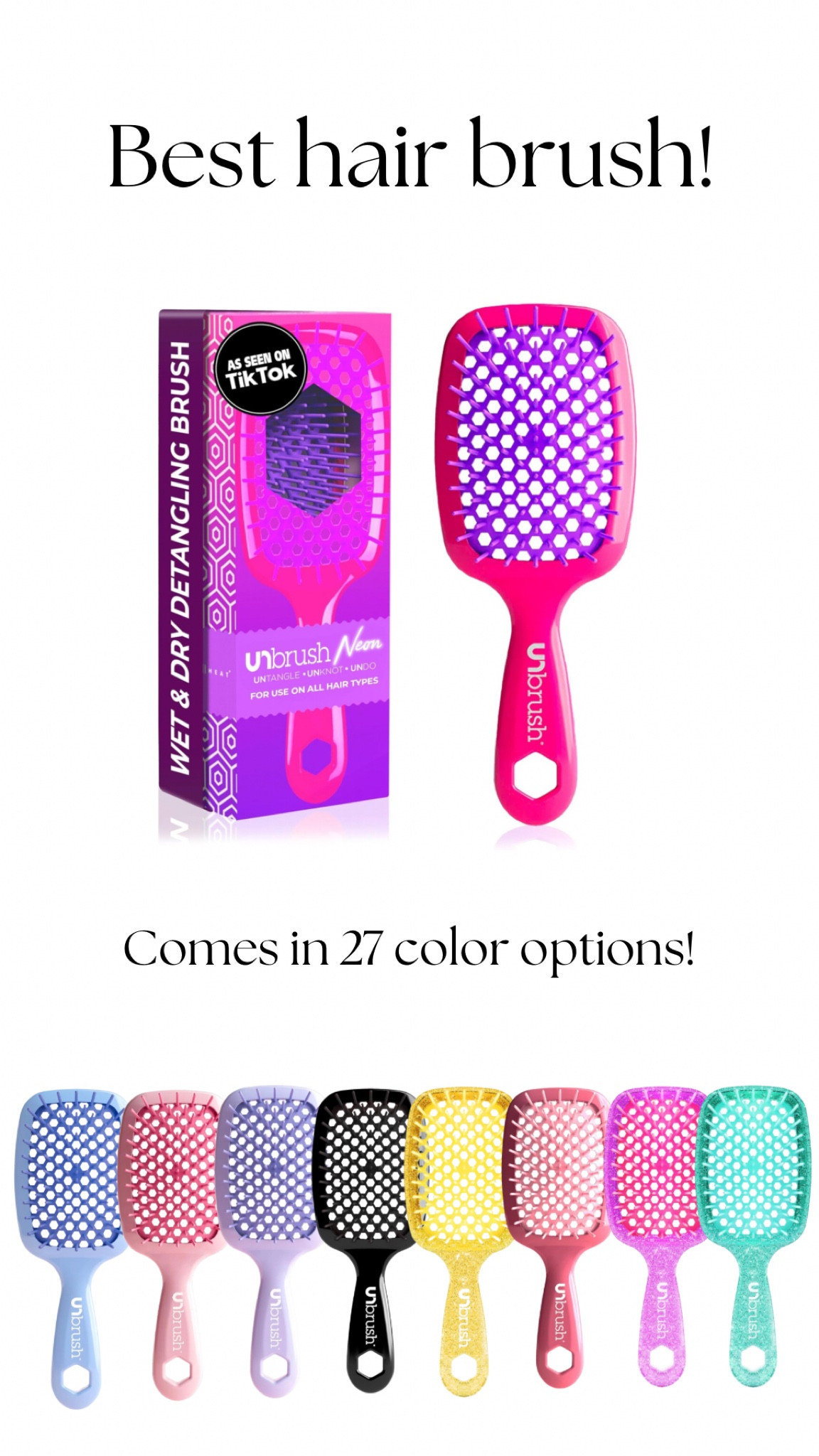 Best hair brush! Detangles and styles like a dream and comes in 27 colors!! No wonder it went viral👏🏼
Trevor even has the black one!

#LTKFamily #LTKBeauty #LTKStyleTip