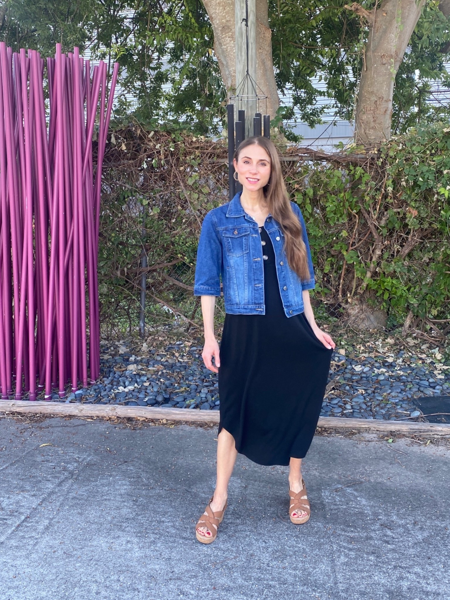 Denim jacket perfect for transition to Fall #AmazonFashion

#LTKootd