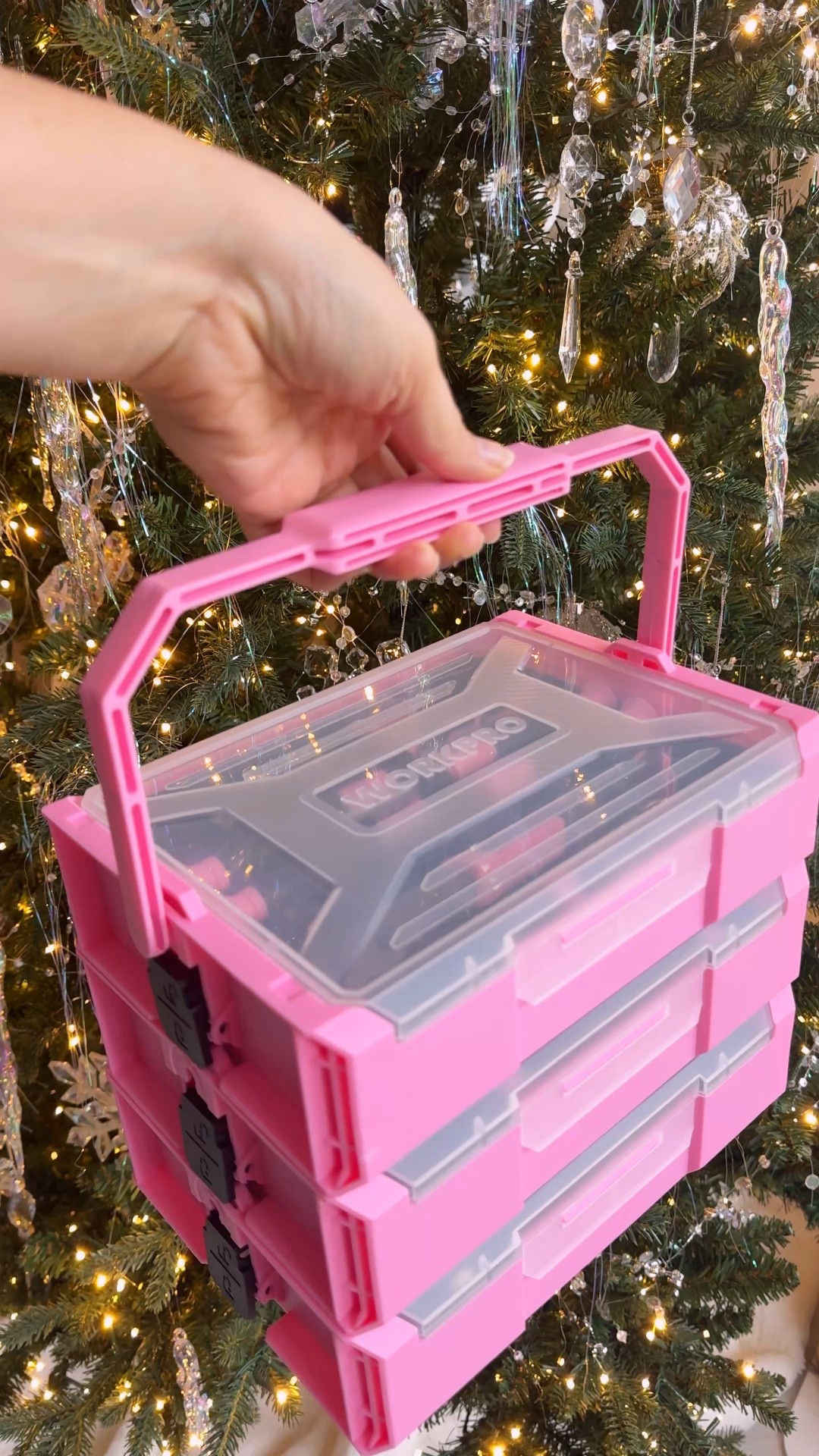 All in three layers pink tool set! 💕