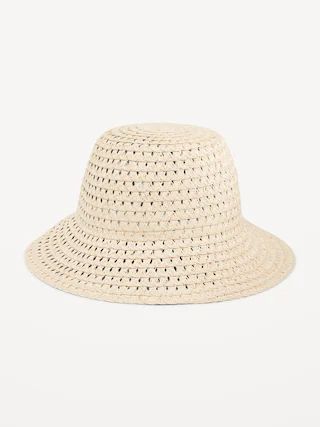 Straw Bucket Hat for Women | Old Navy (CA)